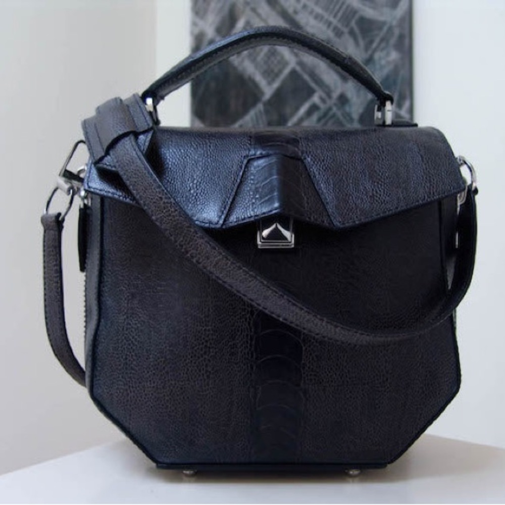 Alexander Wang Devere Navy Crossbody Bag